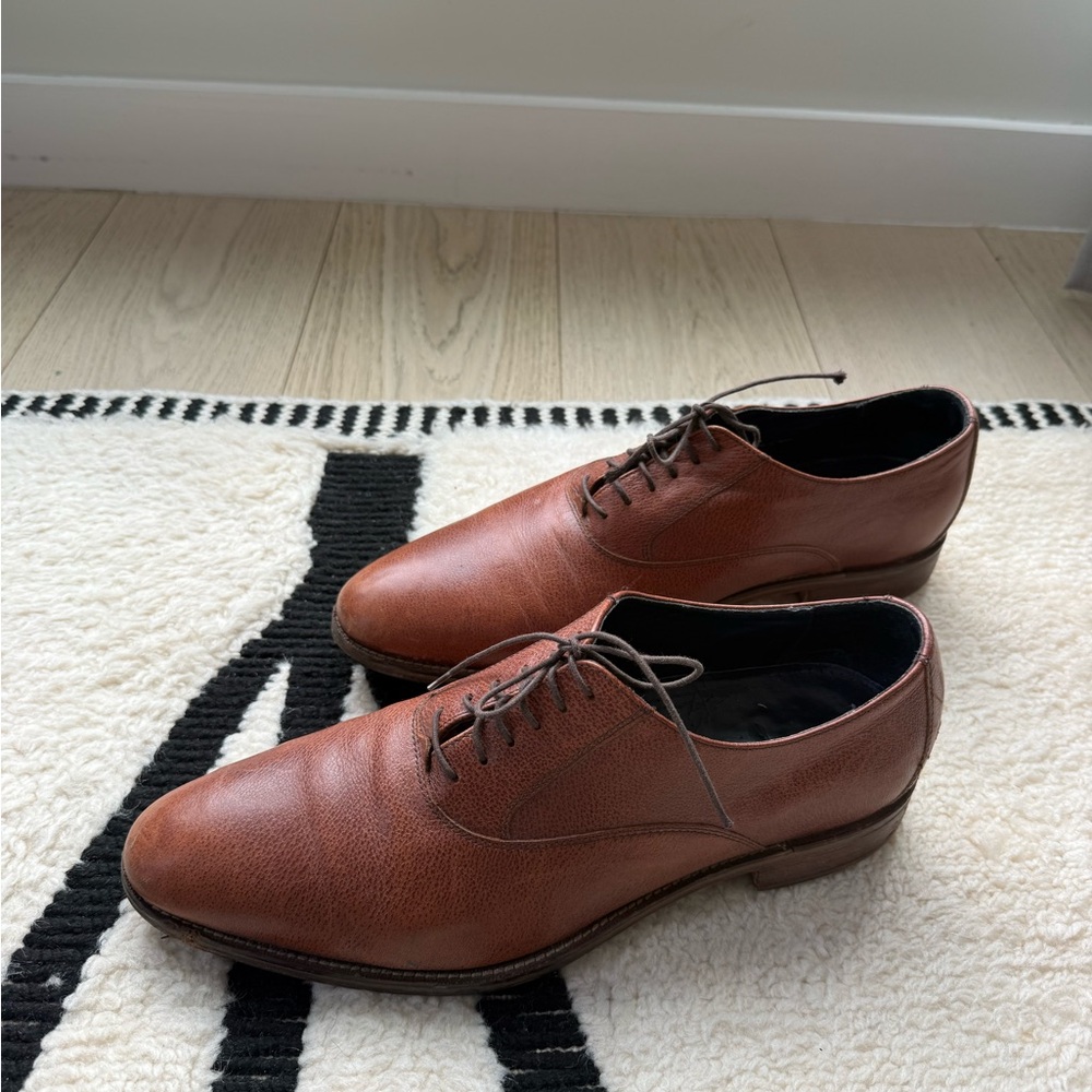 Cole Haan Classic Brown Leather Oxfords for Men